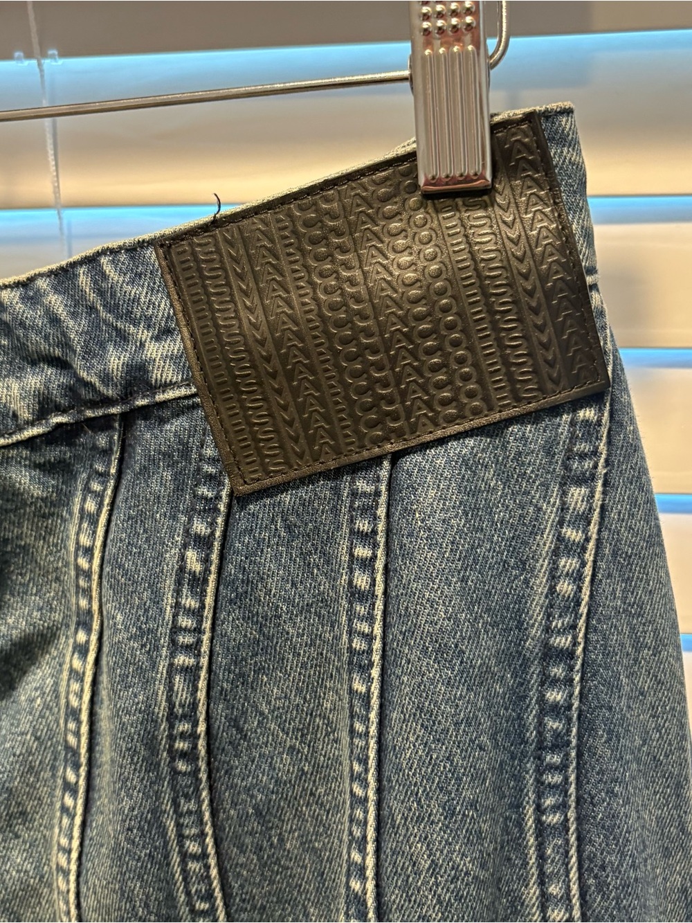 Marc Jacobs Wave Skirt in Denim - Picture 5 of 8